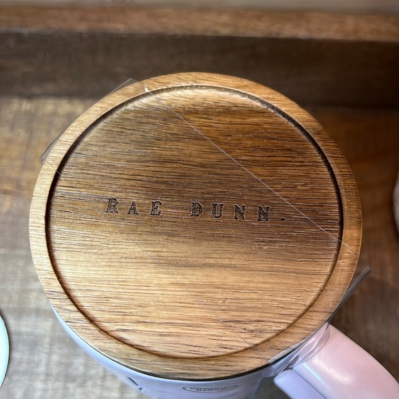 Rae Dunn Pink “PEACE JOY LOVE” Mug - Picture 3 of 4